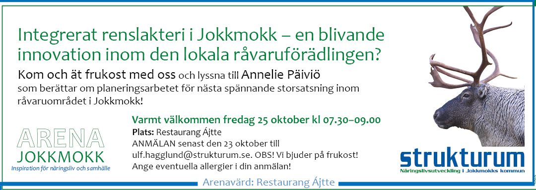 Arena Jokkmokk fredag 25 oktober!