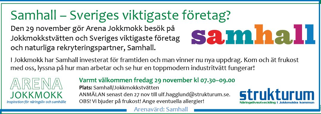 Arena Jokkmokk fredag 29 november!