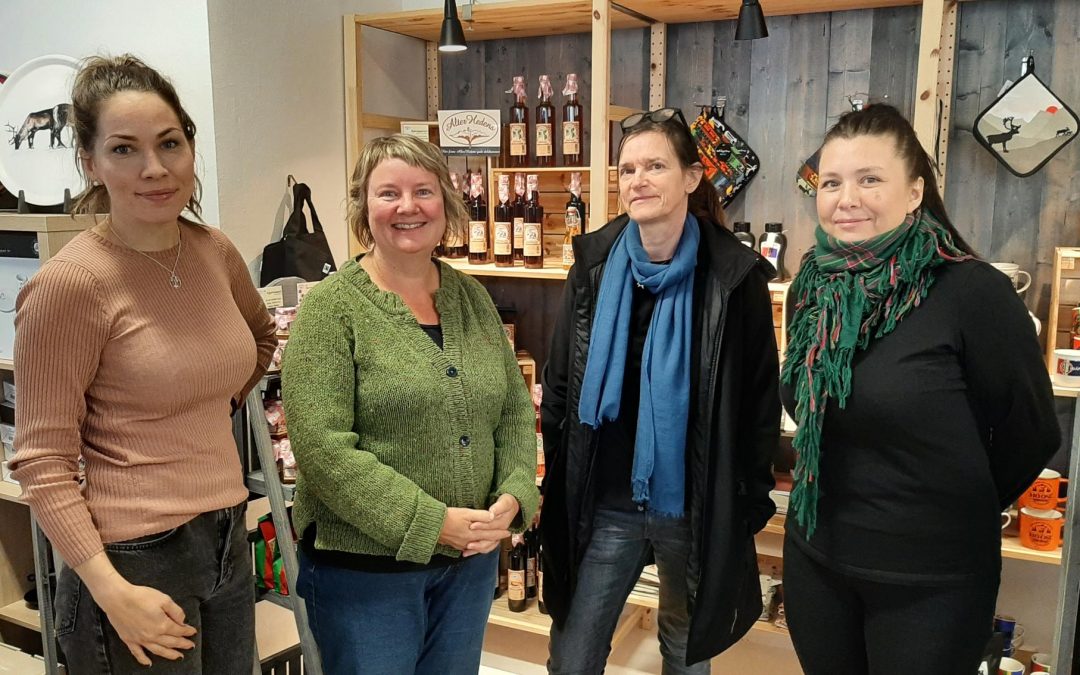 W-Power företagsbesök på den samiska design- och presentbutiken Fjällriket