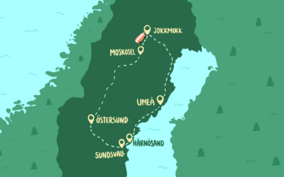 Strukturum arrangerade cirkulär studieresa i norra Sverige
